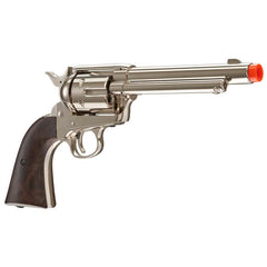 LEGENDS SMOKE WAGON 6 MM AIRSOFT PISTOL REVOLVER NICKEL