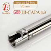 Lambda "One" Precision Stainless Steel 6.01mm Tight Bore Inner Barrel for Hi-Capa Tokyo Marui GBB Pistols