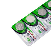 New Energy Lithium 3V CR1620 Coin Cell Battery - 5 Pack
