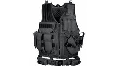 UTG 547 LAW ENFORCEMENT TACTICAL VEST, RIGHT HANDED, BLACK