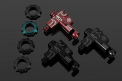 EON Hop-Up Chamber - Red Housing + Cyan Rotary Dial