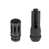 APS Metal 3 Prong Flash Hider for 14mm Negative Threaded Outer Barrels