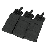 Condor MOLLE Pouches - Tactical Open Top Triple AR / M4 / M16 Mag Pouch