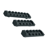 DyTac Polymer M-LOK Rail Segments Set (Color: Black / 2x5 Slot Rail / 1x7 Slot Rail)