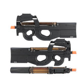 FN Herstal Licensed P90 Full Size Metal Gearbox Airsoft AEG w/ Built-In Red Dot