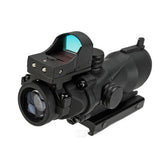Matrix Bravo OP Style 4x32 Magnified Scope w/ Red Dot Reflex Sight For Airsoft