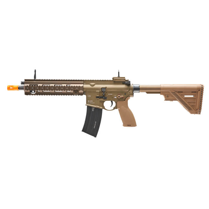 HK 416 A5 AEG 6MM TAN AIRSOFT RIFLE : ELITE FORCE AIRSOFT