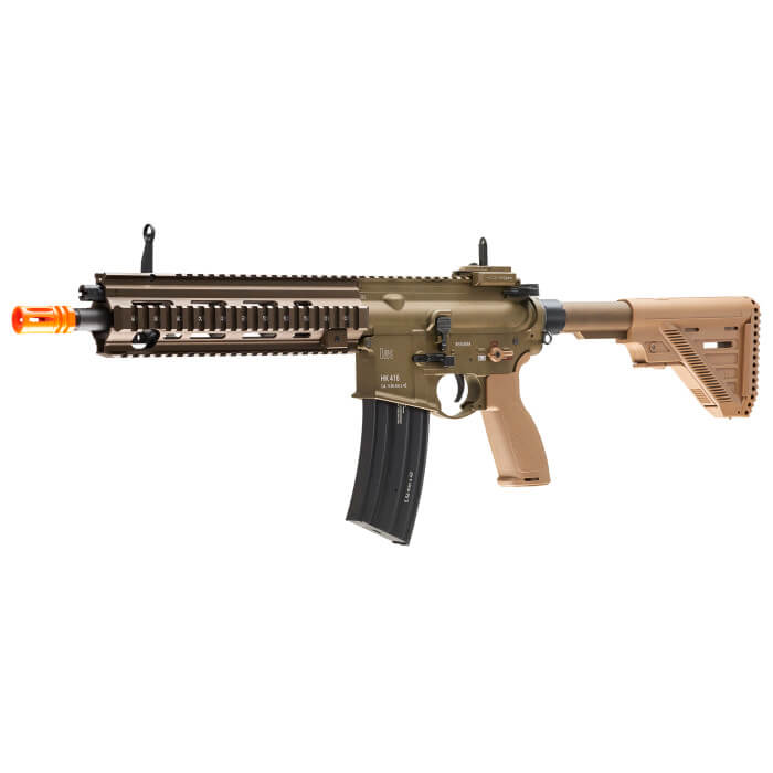 HK 416 A5 AEG 6MM TAN AIRSOFT RIFLE : ELITE FORCE AIRSOFT