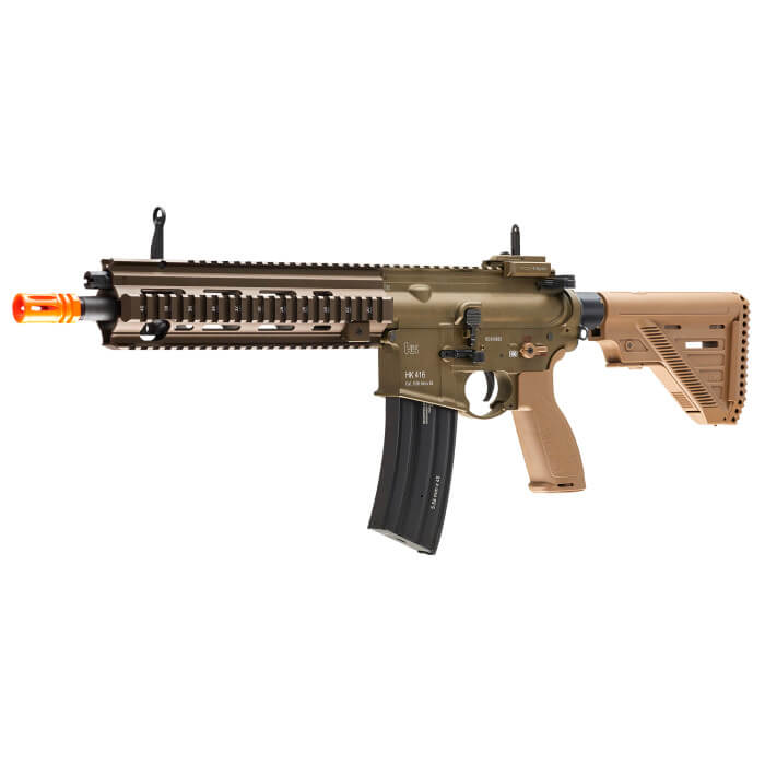 HK 416 A5 AEG 6MM TAN AIRSOFT RIFLE : ELITE FORCE AIRSOFT