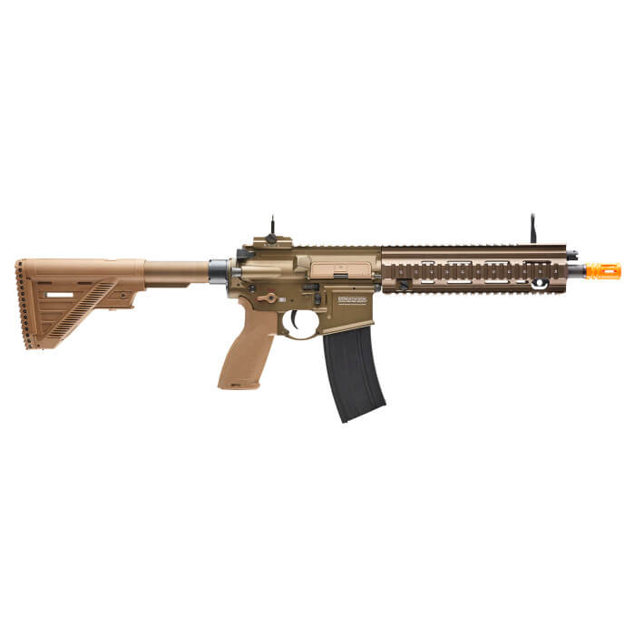 HK 416 A5 AEG 6MM TAN AIRSOFT RIFLE : ELITE FORCE AIRSOFT