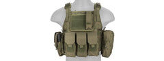 LT Nylon Assault Tactical Vest (OD Green)