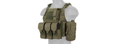 LT Nylon Assault Tactical Vest (OD Green)