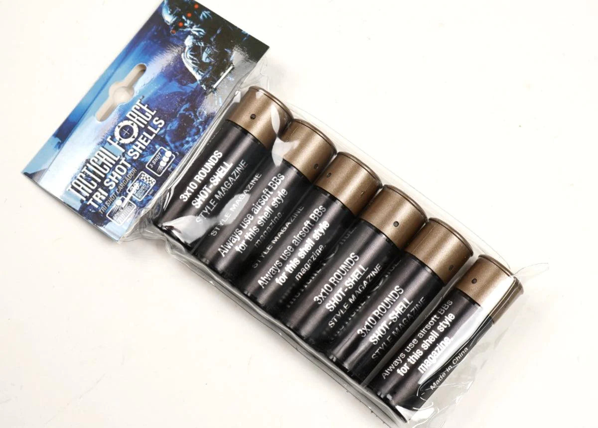 Airsoft Rifle Shells Tactical Force 30rd Shotshells for Pump Action Airsoft Shotguns (Color ...