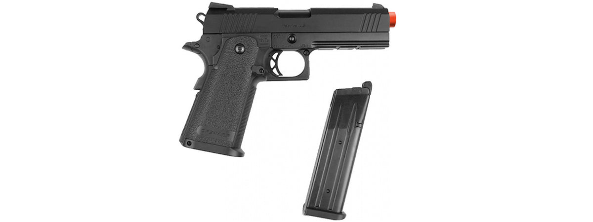 Tokyo Marui 4.3 Tactical Custom Hi-Capa GBB Airsoft Pistol (BLACK)