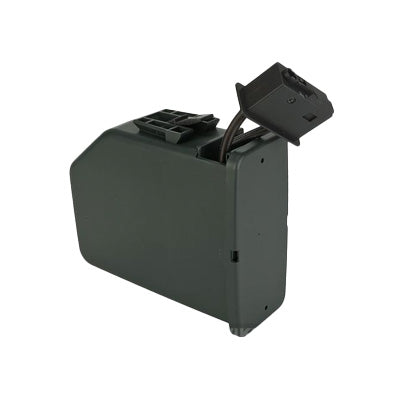 Box Magazine Round A&K 2500 Round Box Magazine for Airsoft M249 AEG Light Machine Guns ...