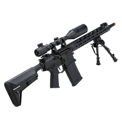 CYMA Platinum SR-25 QBS Airsoft AEG Designated Marksman Rifle