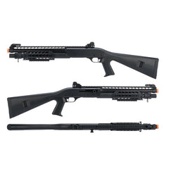 CYMA Sport M3 3-Round Burst Multi-Shot Shell Loading Airsoft Shotgun ...