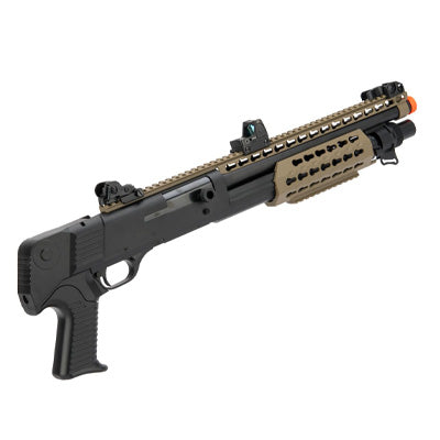 CYMA Sport M3 3-Round Burst Multi-Shot Shell Loading Airsoft Shotgun ...