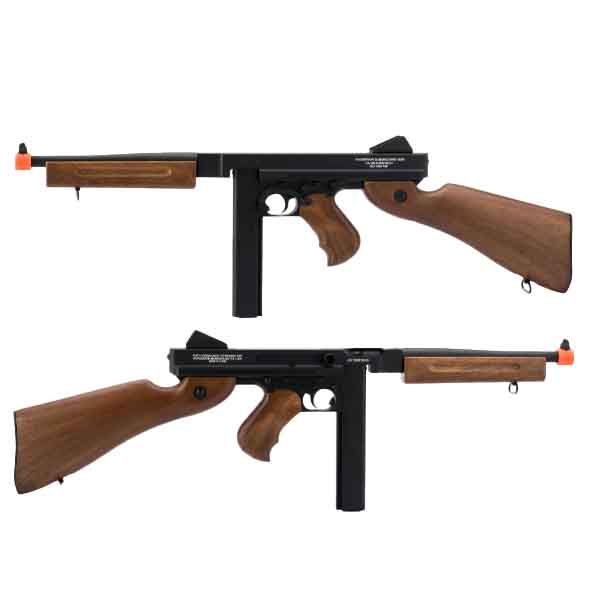 Cybergun Auto Ordnance Licensed Thompson M1A1 Airsoft AEG Rifle w/ Metal Receiver