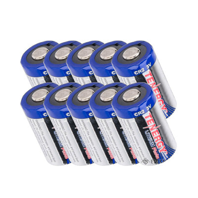 Tenergy High Performance Lithium 3V 750mAh CR2 Batteries