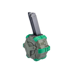 AW Custom Drum Magazine for Gas Blowback Airsoft Pistols & Rifles